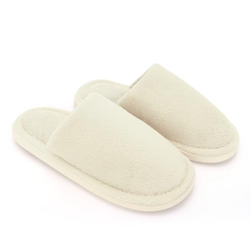 HomKuch Frauen Fluffy Haus Hausschuhe Indoor Bequeme Leichte Reise Essentials Rutschfeste Warme Paar Hausschuhe Memory Foam Clogs für Frauen Männer Schuhe von HomKuch