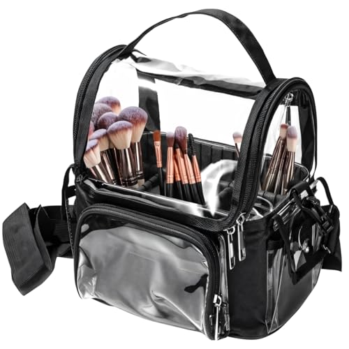 Homaisson Marker-Tragetasche, Organizer, Make-up-Tasche, groß, tragbar, Aufbewahrungs-Organizer, transparentes Design für Künstler und Studenten, wasserdichtes PVC-Material Homaisson Marker-Tragetasche, Organizer, Make-up-Tasche, groß, tragbar, Aufbewahrungs-Organizer, transparentes Design für Künstler und Studenten, wasserdichtes PVC-Material von Homaisson