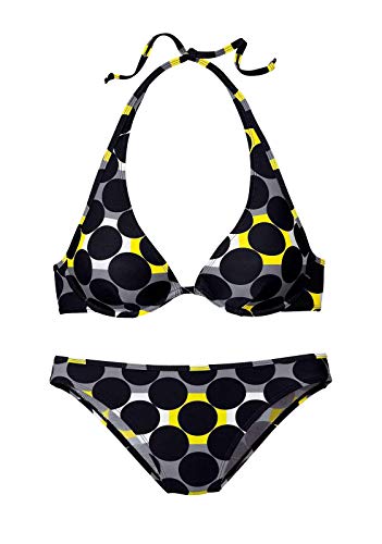 HOMEBOY BEACH Triangel-Bügel-Bikini, Homeboy schwarz Bügel-Bikini in trendiger Neckholder-Form von Home + Boy Beach