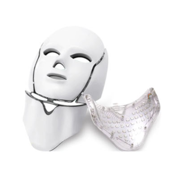 Home Care - 7 Color Wavelength LED Mask - 1set - Face + Neck von Home Care