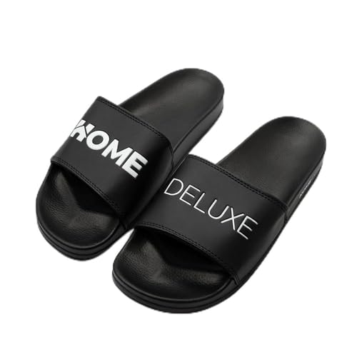 Home Deluxe Pantoletten LEPI Unisex (Schwarz, EU Schuhgrößensystem, Erwachsene, Damen, Numerisch, M, 41) von Home Deluxe