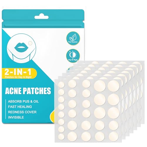 528 Stück Pickel Patch Pimple Patches Natürliche Hydrokolloid Pickel Pflaster Mit Teebaumöl Und Salicylsäure Acne Patch Tag Und Nacht 2-In-1 Unsichtbare Anti Pickel Patches von Home Holic