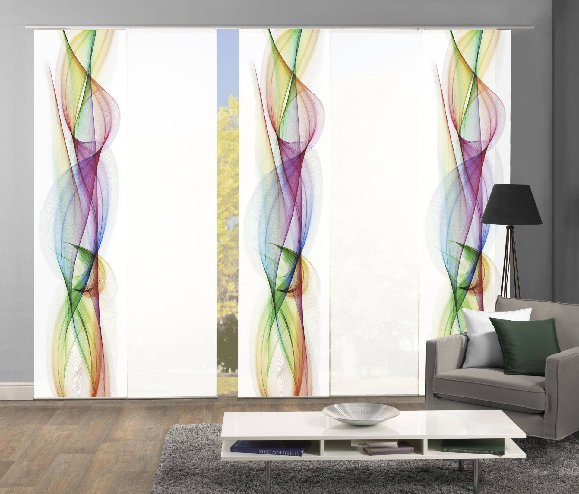 HOME WOHNIDEEN Schiebegardine "BOLGE" Paneelwagen 1 Stk. tlg. DIGITALDRUCK von Home Wohnideen