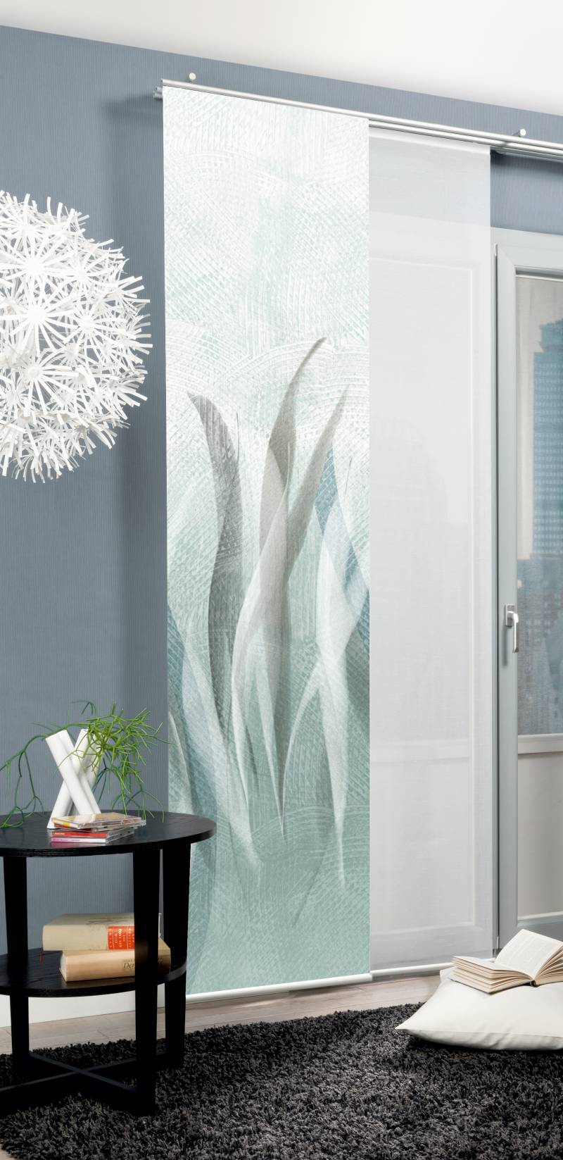 HOME WOHNIDEEN Schiebegardine "SIRALIO" Paneelwagen 1 Stk. tlg. SCHIEBEVORHANG,SEIDENOPTIK,DIGITALDRUCK von Home Wohnideen