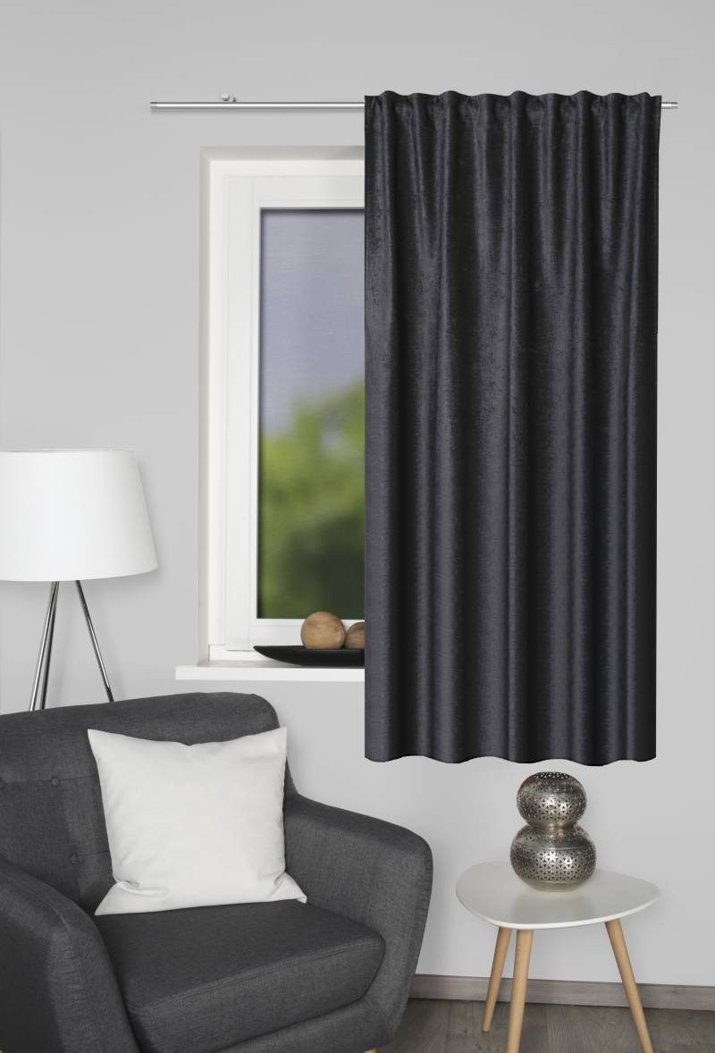 HOME WOHNIDEEN Vorhang "THERMOCHENILLE" Multifunktionsband 1 Stk. tlg. Thermochenille THERMO Uni von Home Wohnideen