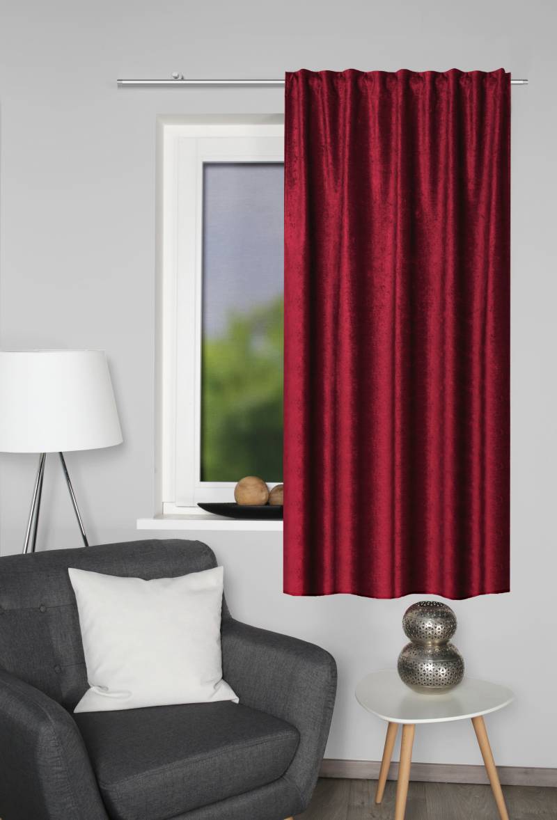 HOME WOHNIDEEN Vorhang "THERMOCHENILLE" Multifunktionsband 1 Stk. tlg. Thermochenille THERMO Uni von Home Wohnideen