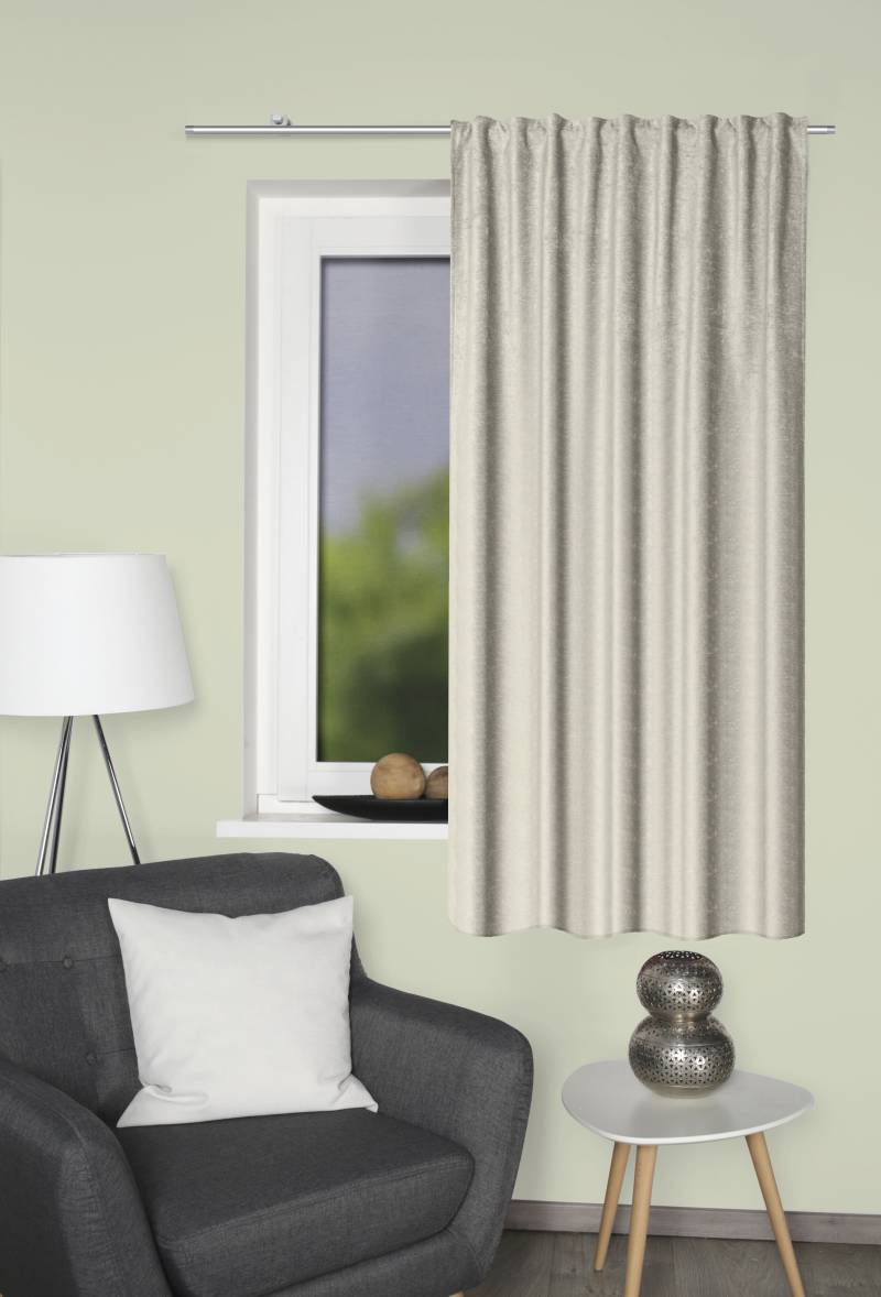 HOME WOHNIDEEN Vorhang "THERMOCHENILLE" Multifunktionsband 1 Stk. tlg. Thermochenille THERMO Uni von Home Wohnideen
