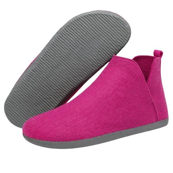 Home & Joy Hausschuhe Filz vegan Hüttenschuhe Pantoffeln Schlappen Pantoletten von Home & Joy