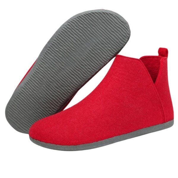 Home & Joy Hausschuhe Filz vegan Hüttenschuhe Pantoffeln Schlappen Pantoletten von Home & Joy