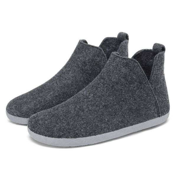 Home & Joy Hausschuhe Filz vegan Hüttenschuhe Pantoffeln Schlappen Pantoletten von Home & Joy