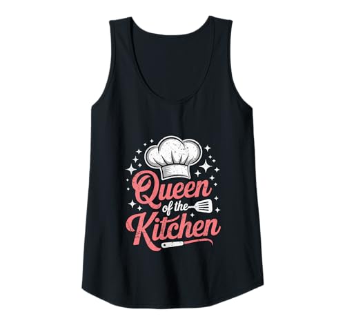 Damen Königin der Küche Kulinarische Königin Chefkoch Tank Top Damen Königin der Küche Kulinarische Königin Chefkoch Tank Top von Home & School Wear