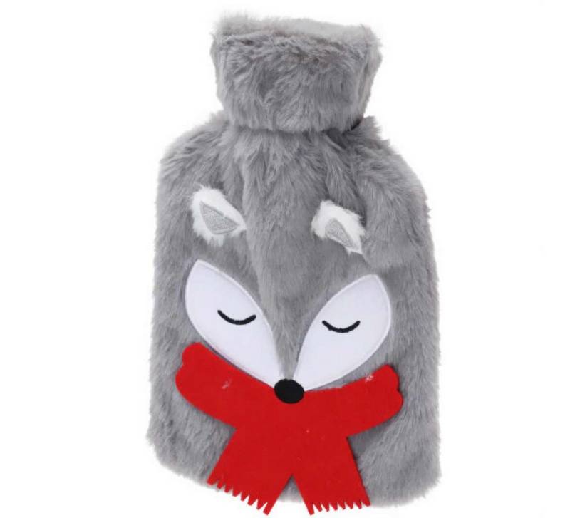 Home & styling collection Wärmflasche, (1 Stk., Wärmflasche + Bezug), Kuscheltierform von Home & styling collection