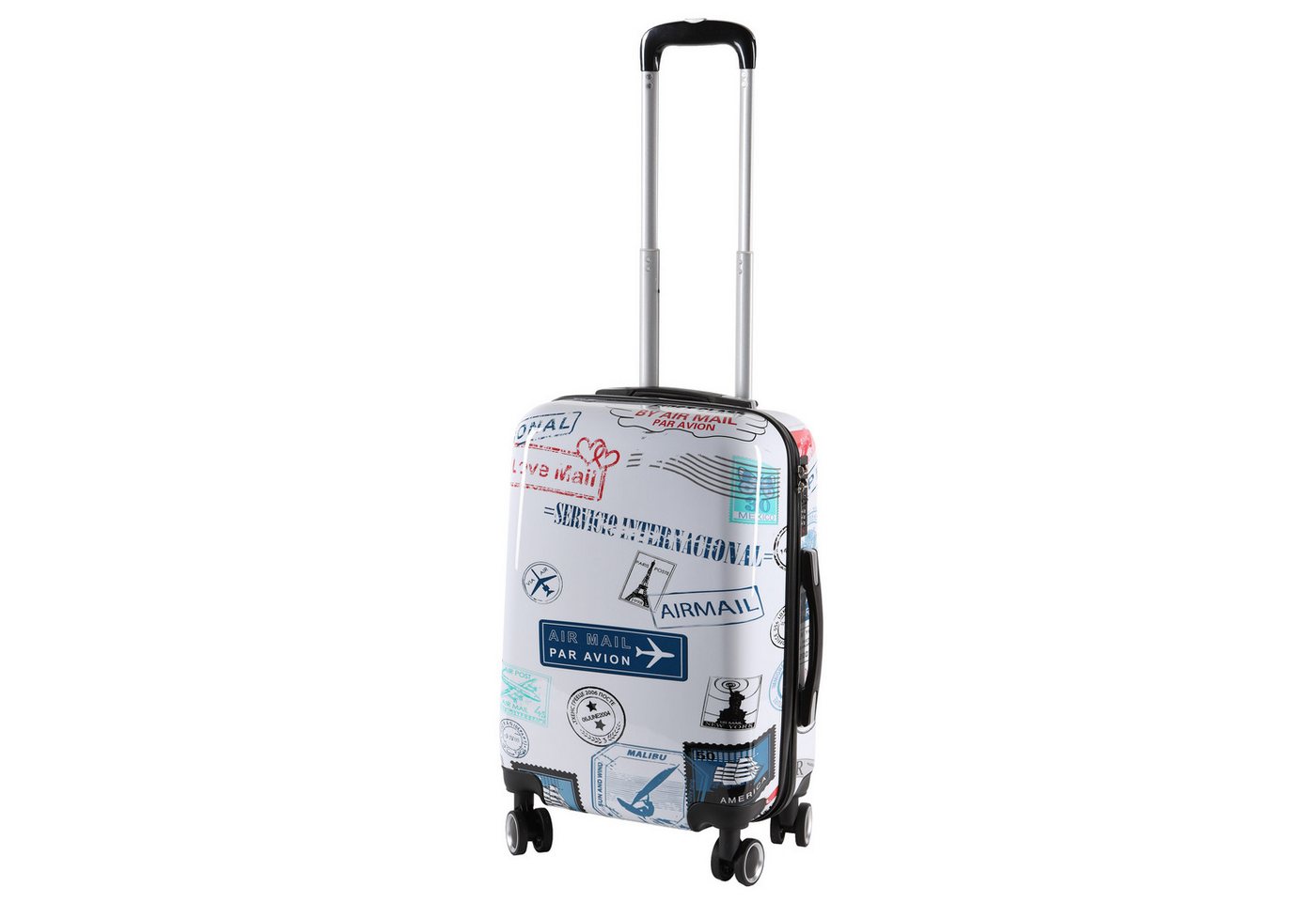 Home4Living Hartschalen-Trolley Reisekoffer Koffer Hartschalenkoffer S,M,L Trolley, 4 Rollen, Teleskopgriff, Leichtlaufrollen von Home4Living