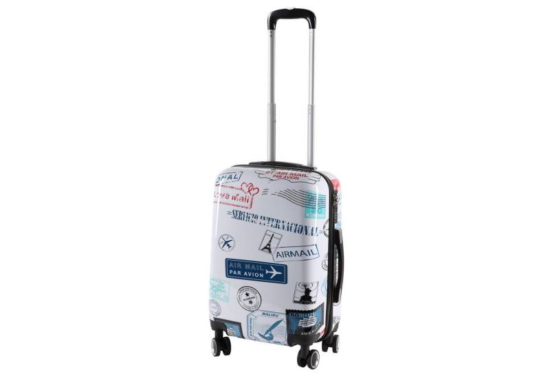 Home4Living Hartschalen-Trolley Reisekoffer Koffer Hartschalenkoffer S,M,L Trolley, 4 Rollen, Teleskopgriff, Leichtlaufrollen von Home4Living