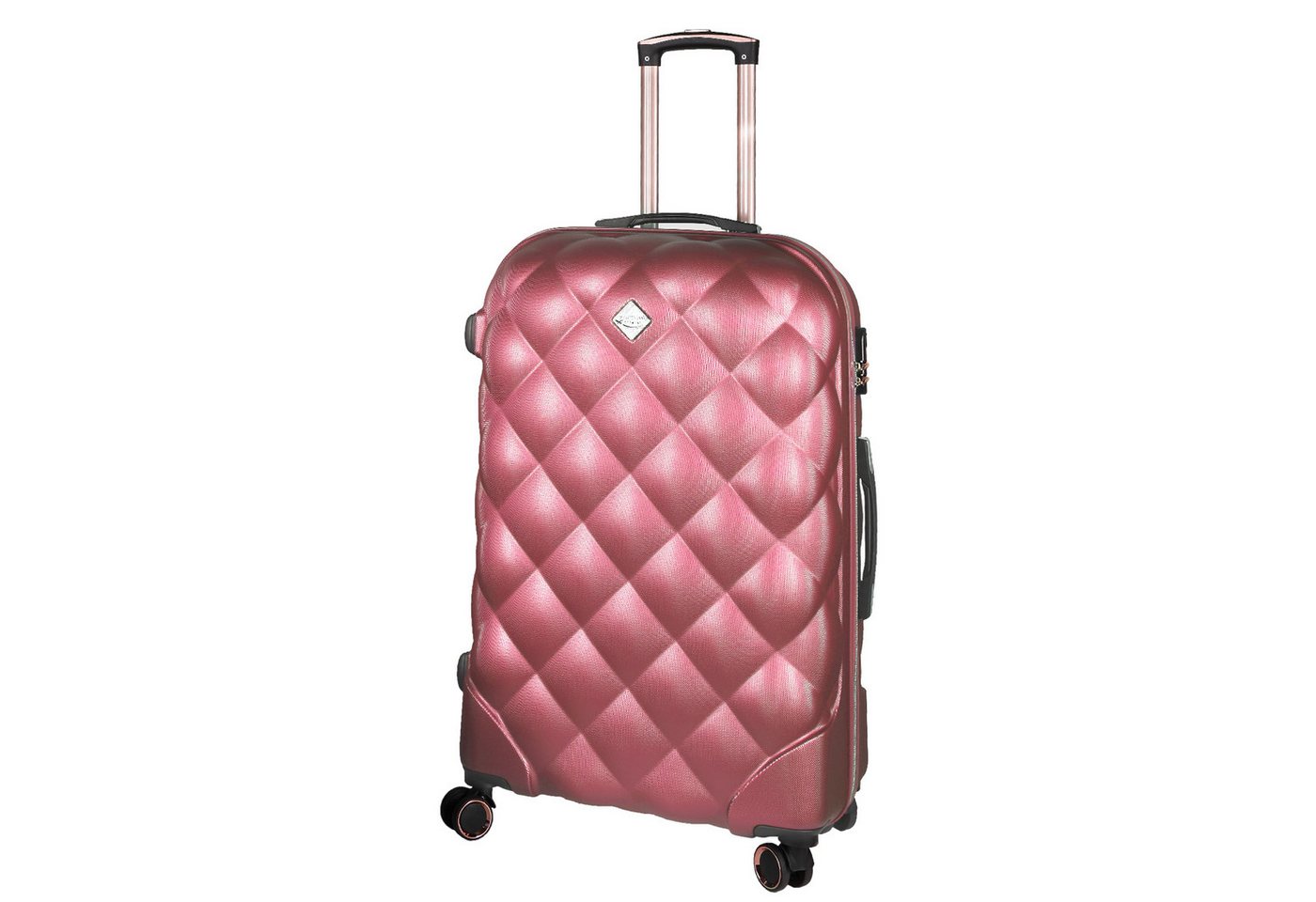 Home4Living Koffer Reisekoffer Hartschalenkoffer Koffer Abu Dhabi XS,S,M,L, 4 Rollen, integriertes Zahlenschloss von Home4Living