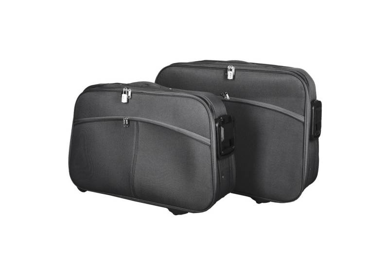 Home4Living Weichgepäck-Trolley Reisekoffer Set 2-teilig schwarz Kofferset Koffer, 4 Rollen, strapazierfähig von Home4Living