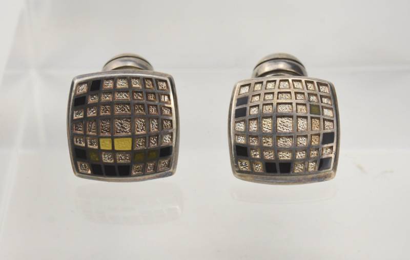Duchamp - Vintage Sterling Silber Manschettenknöpfe Im Box von HomeAgainVintageCo