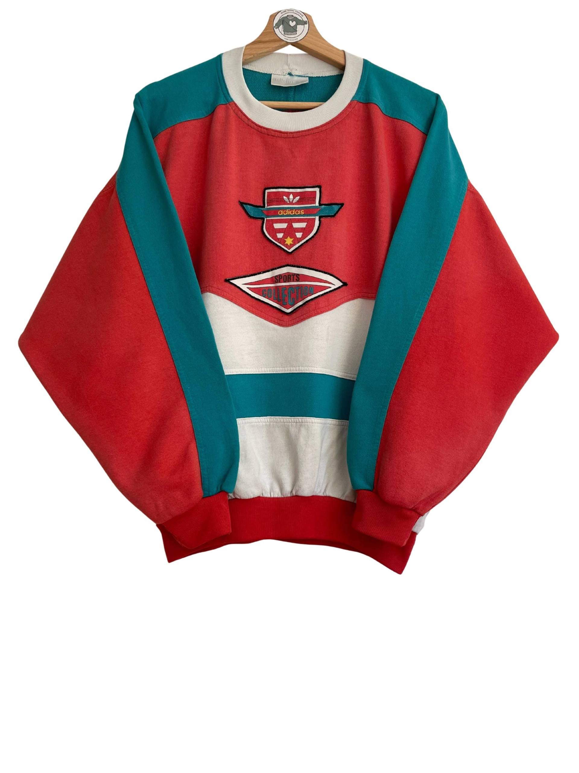 Adidas Vintage Sweater Gr. M | D7 Best Classic Sweatshirt Pullover Oversized Sports Collection Colour Block 90Er 90S Ultra Rare Adidas Vintage Sweater Gr. M | D7 Best Classic Sweatshirt Pullover Oversized Sports Collection Colour Block 90Er 90S Ultra Rare von HomeAloneVintageDE