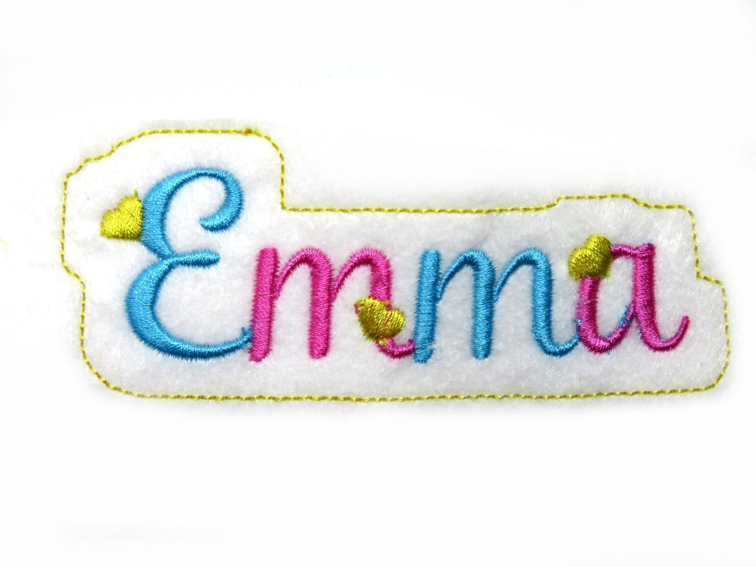 Applikation Namensschild Patch Aufnäher Felt Wunschname Farbwahl Applique Name - Free Color Choice von HomeArtist