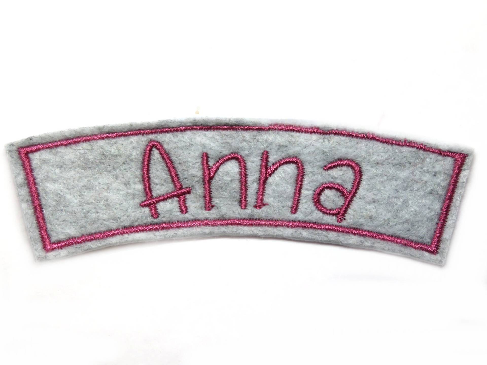 Applikation Schulkind Namensschild Patch Aufnäher Felt Wunschname Farbwahl Applique Name - Free Color Choice von HomeArtist