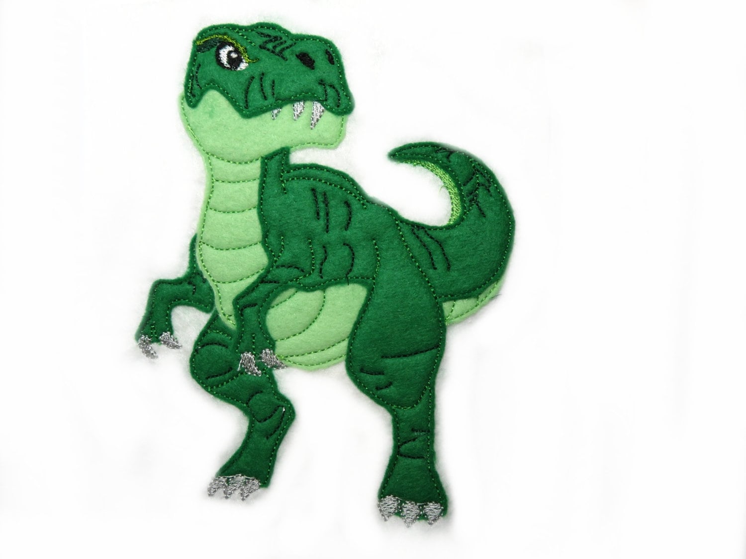 Dinosaurier Applikation Aufnäher Dekoration Kinder Schultüte Schultasche Freie Farbwahl von HomeArtist