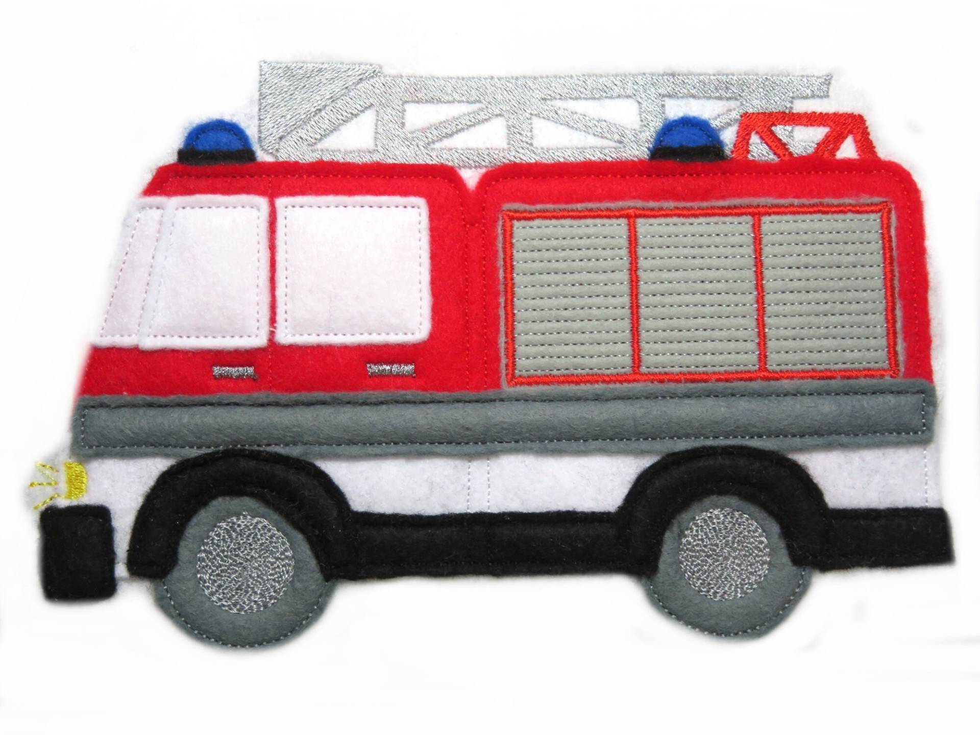 Feuerwehr Applikation Aufnäher Dekoration Kinder Schultüte Schultasche Freie Farbwahl von HomeArtist