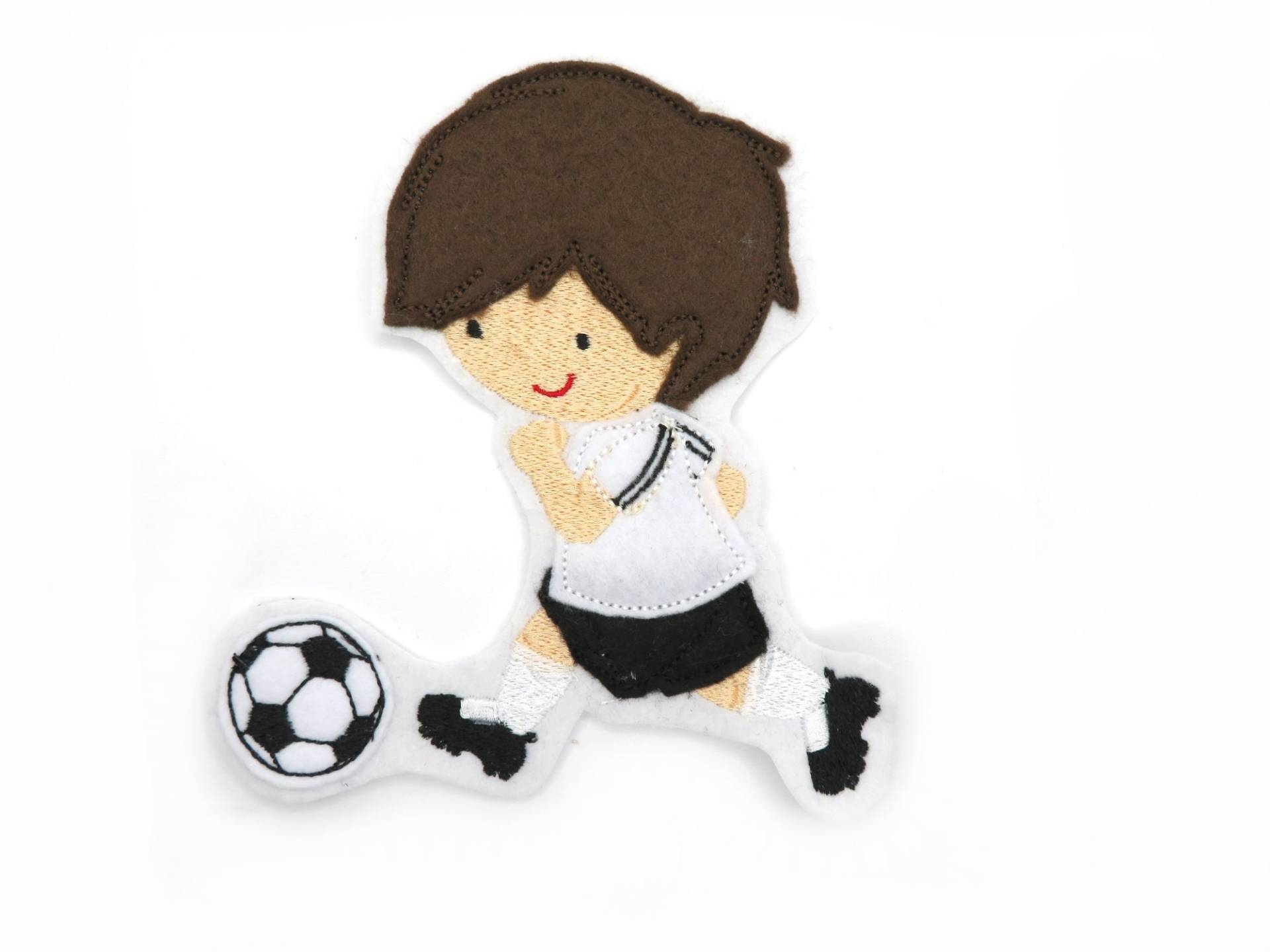 Fußballer Applikation Aufnäher Dekoration Kinder Schultüte Schultasche Freie Farbwahl von HomeArtist