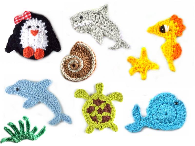 Häkelapplikation Applikation Häkel Applique Patch Aufbügel Kindermode Kleidung Stickerei von HomeArtist