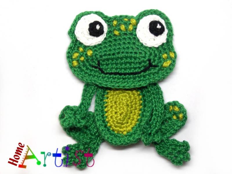 Häkelapplikation Applikation Häkel Applique Patch Aufbügel Kindermode Kleidung Stickerei von HomeArtist