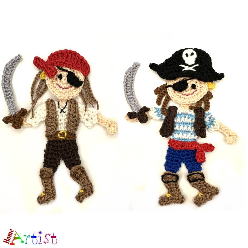 Häkelapplikation Applikation Häkel Applique Patch Aufbügel Kindermode Kleidung Stickerei von HomeArtist