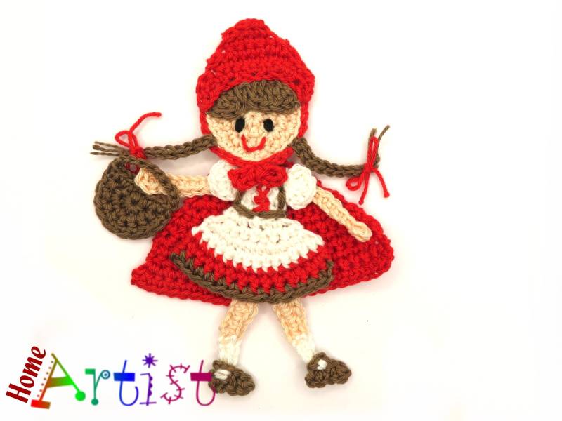 Häkelapplikation Applikation Häkel Applique Patch Aufbügel Kindermode Kleidung Stickerei von HomeArtist