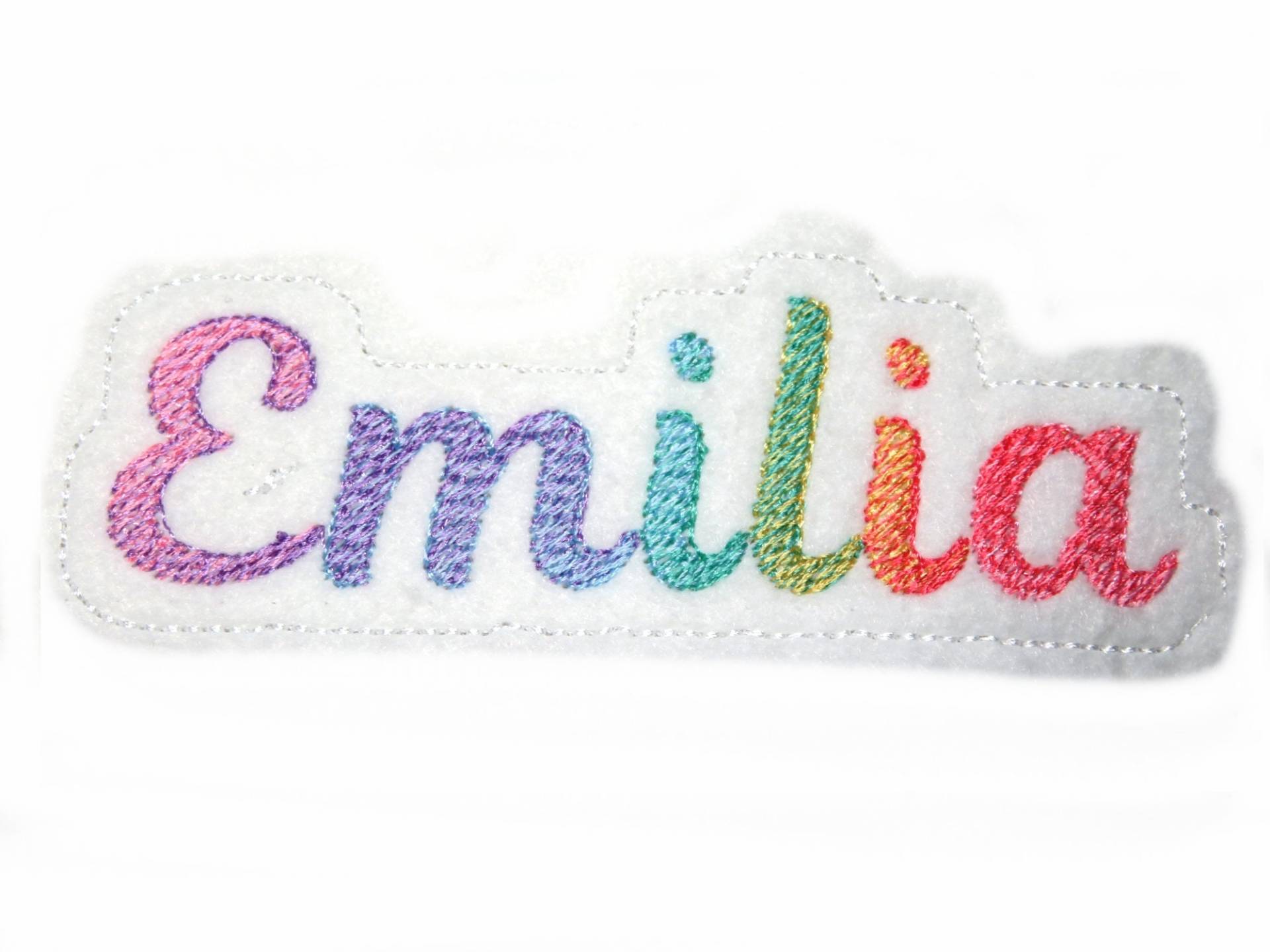 Name Tag Patch Application Iron-On For Children Name Desired Color Choice Monogram von HomeArtist