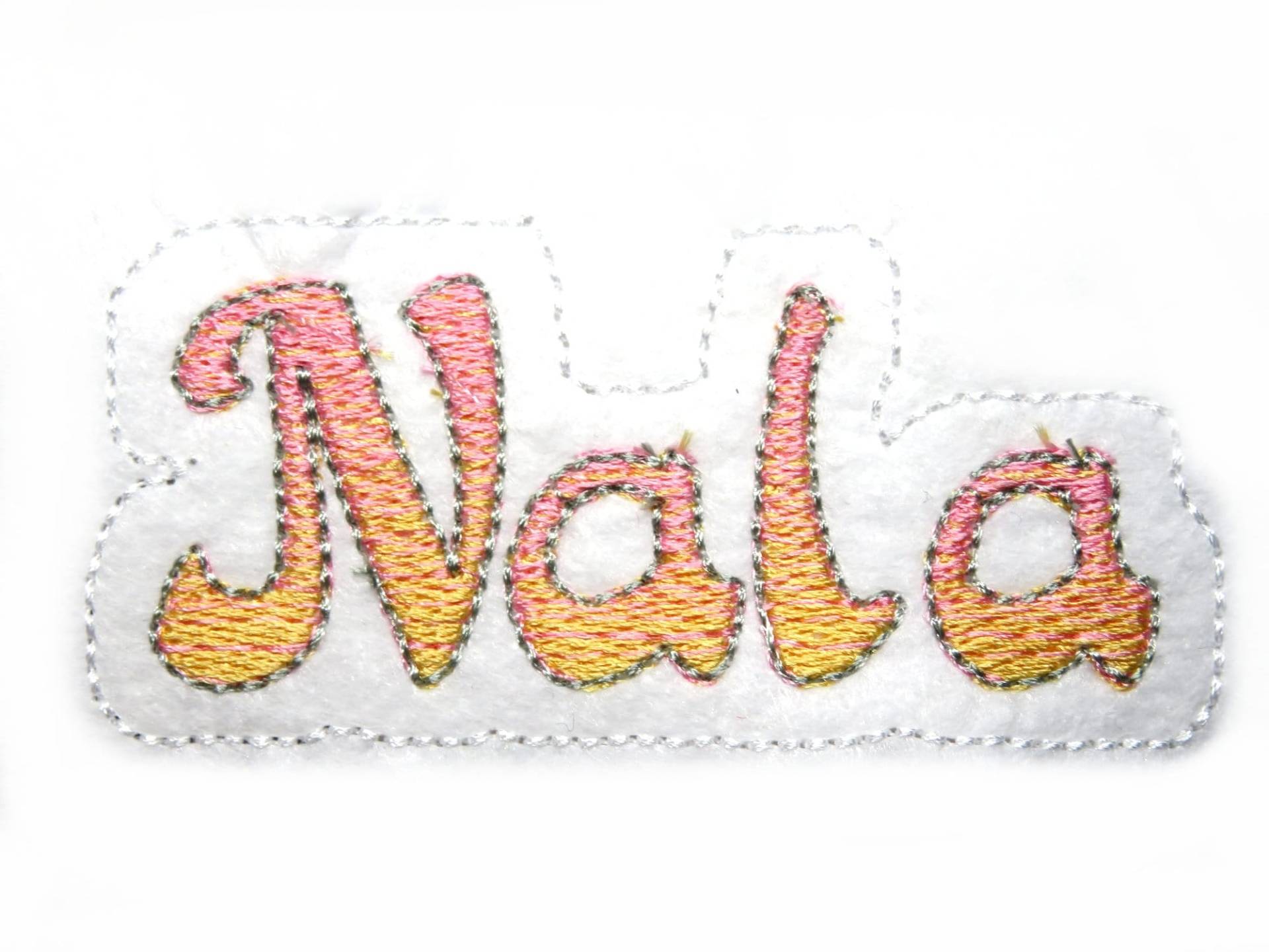 Name Tag Patch Application Iron-On For Children Name Desired Color Choice Monogram von HomeArtist