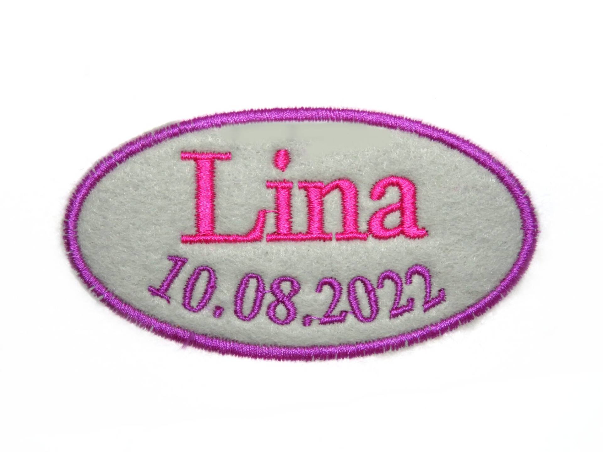 Name Tag Patch Application Iron-On For Children Name Desired Color Choice Monogram von HomeArtist