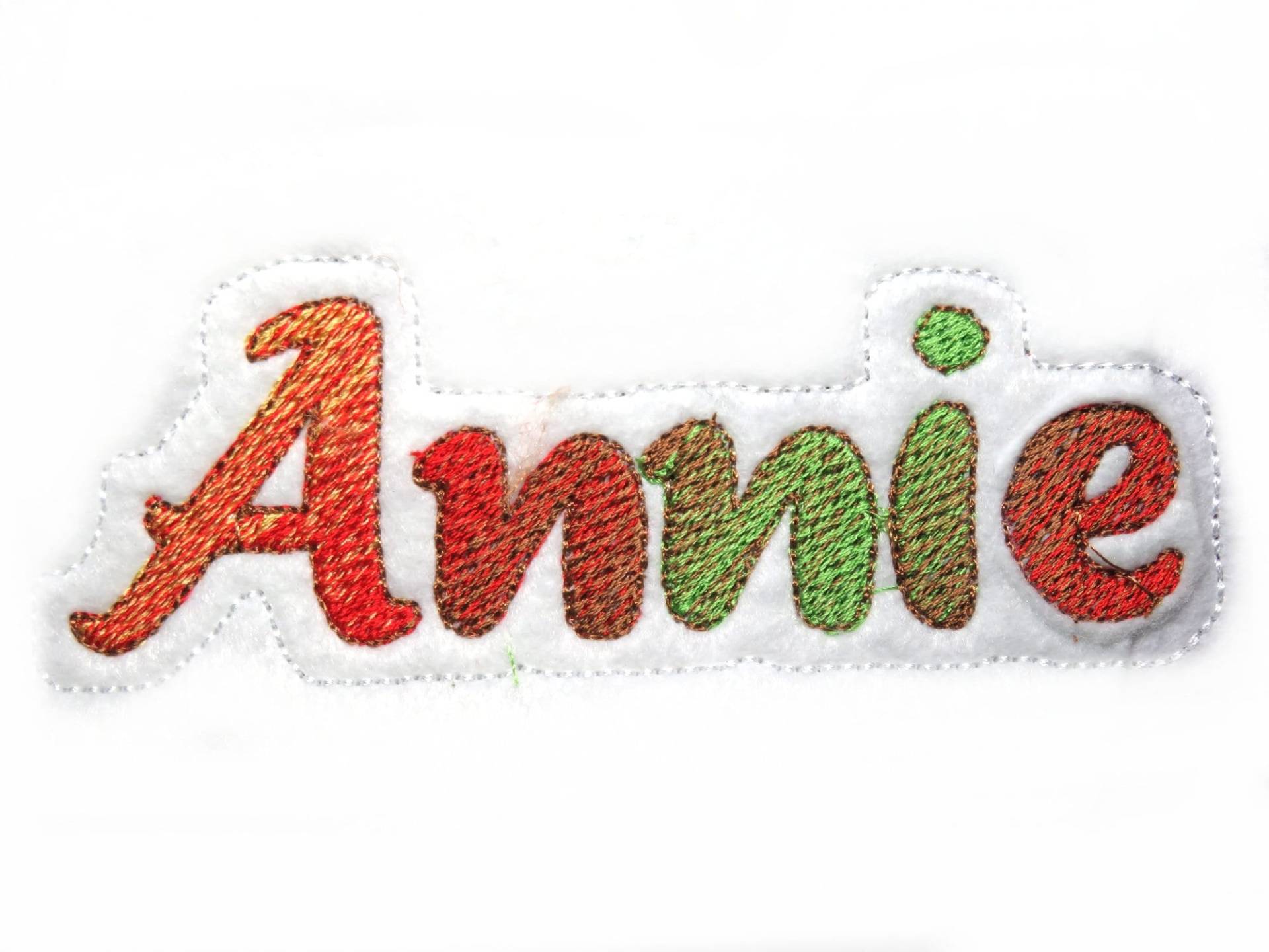 Name Tag Patch Application Iron-On For Children Name Desired Color Choice Monogram von HomeArtist