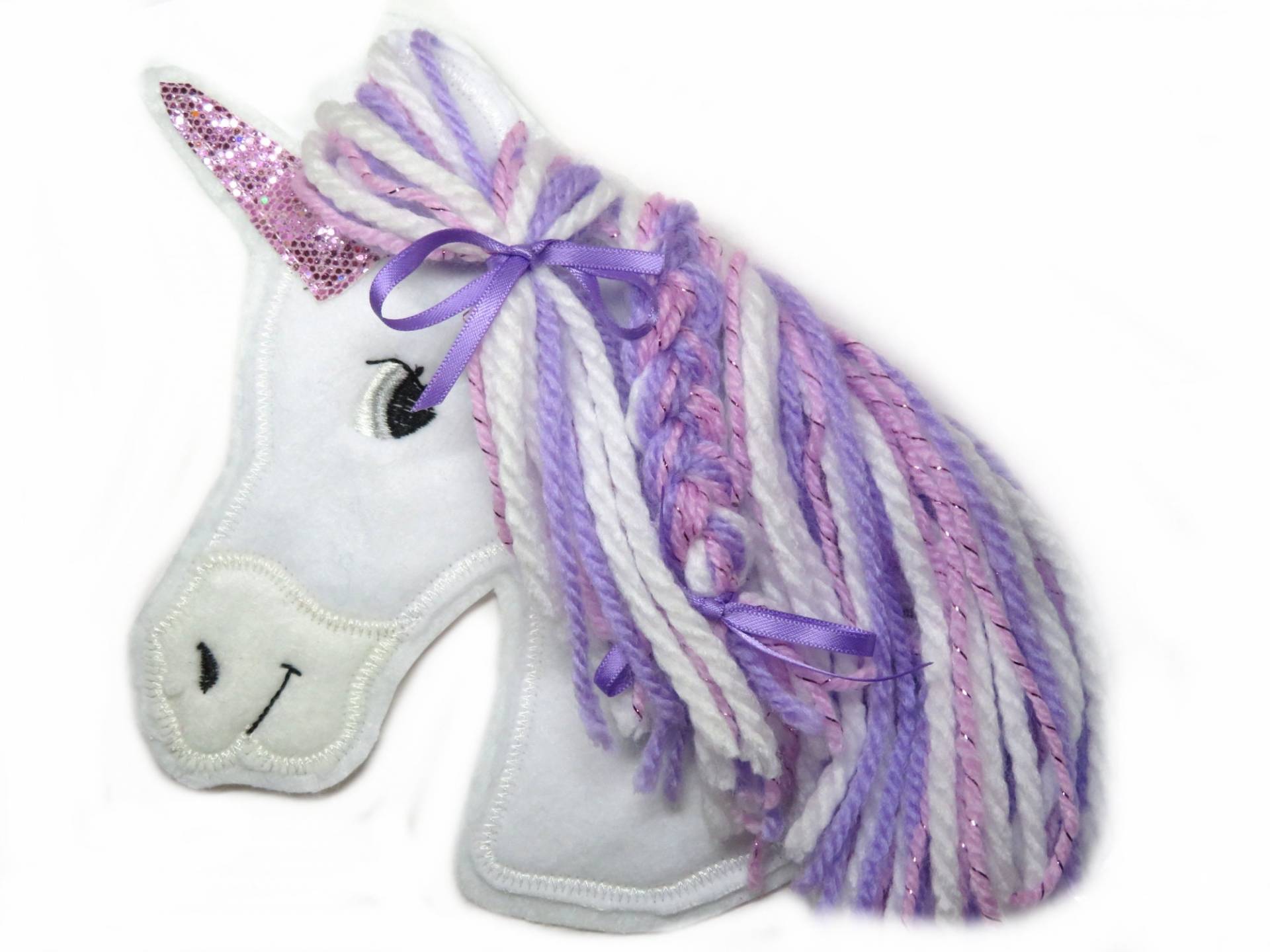 Pferd Aufnäher Pony Pferde Dekoration Kinder Schultüte Schultasche Freie Farbwahl von HomeArtist