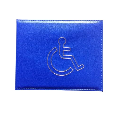 Ausweishalter für Behinderte, weiches Leder, Behindertenausweishalter, PU-Leder, Behindertenausweis, Halter für Behindertenparkausweis, blaue Geldbörse Ausweishalter für Behinderte, weiches Leder, Behindertenausweishalter, PU-Leder, Behindertenausweis, Halter für Behindertenparkausweis, blaue Geldbörse von HomeElabador