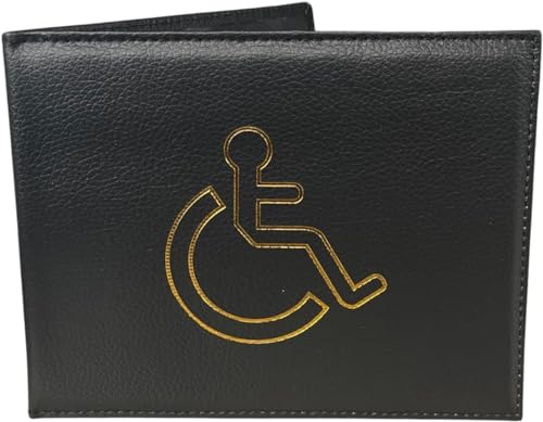 Ausweishalter für Behinderte, weiches Leder, Brieftasche, Behindertenparkausweis, Ausweishalter, PU-Leder, Behindertenausweis, Halter für Behindertenparkausweis, Schwarz , Casual Ausweishalter für Behinderte, weiches Leder, Brieftasche, Behindertenparkausweis, Ausweishalter, PU-Leder, Behindertenausweis, Halter für Behindertenparkausweis, Schwarz , Casual von HomeElabador