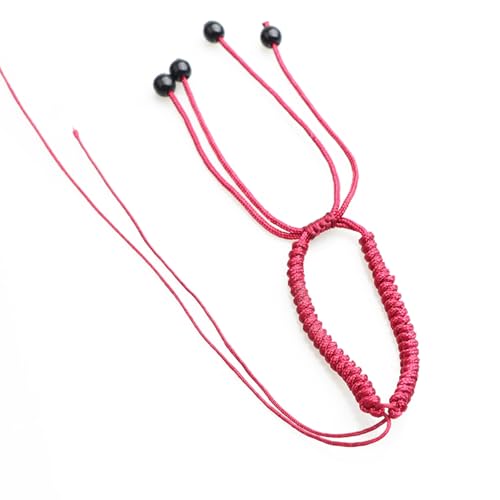 HomeJoySet Gewebtes Armband Mit Geometrischem Muster, Handgefertigter Handgelenkschmuck for Vielseitige Stile Und Komfort(Red) von HomeJoySet