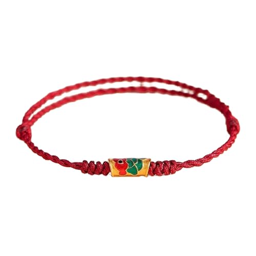 HomeJoySet Koi Fisch Armband for Frauen, Verstellbarer Handgewebter Armreif, Glücksbringer, Schmuck for Den Täglichen Gebrauch(B) von HomeJoySet