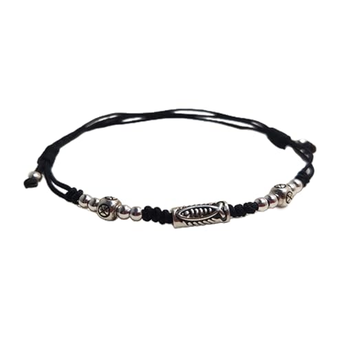 HomeJoySet Koi Fisch Armband for Frauen, Verstellbarer Handgewebter Armreif, Glücksbringer, Schmuck for Den Täglichen Gebrauch(E) von HomeJoySet