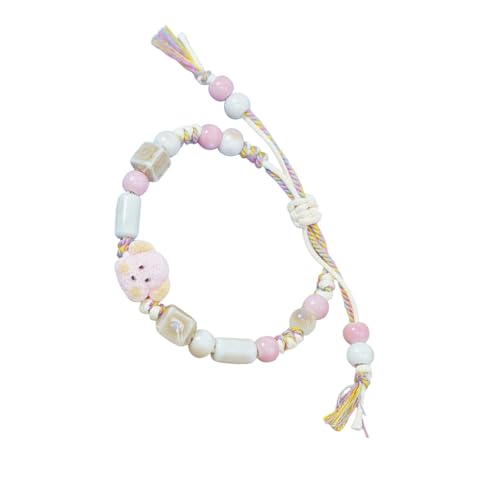 HomeJoySet Markantes Hundearmband Aus Keramik, Handgewebter Schnur-Armbandschmuck for Den Cartoon-Stil Und for Verschenken(2) von HomeJoySet