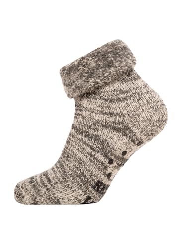 Ein Paar ABS Extra Dicke Wollsocken Damen Herren Uni Design Skandinavische Socken Kuschelsocken 63% Wolle Dicke Hyggelig Warm | Anthrazit Gr. 39-42 von HomeOfSocks