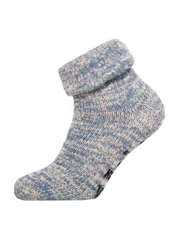 Ein Paar ABS Extra Dicke Wollsocken Damen Herren Uni Design Skandinavische Socken Kuschelsocken 63% Wolle Dicke Hyggelig Warm | Jeans Gr. 43-46 von HomeOfSocks