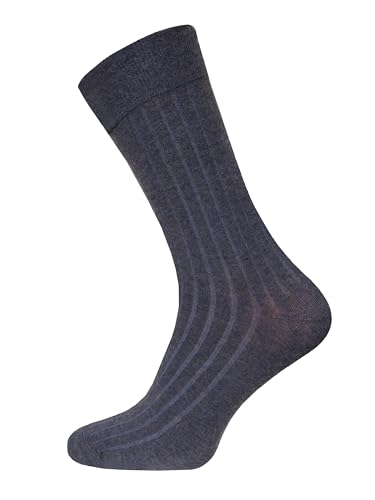 HomeOfSocks Ein Paar Bio Baumwoll Kamelhaar Basic Business Wollsocke - Extra Weich und Angenehmer Halt | Navy Gr. 43-46 von HomeOfSocks