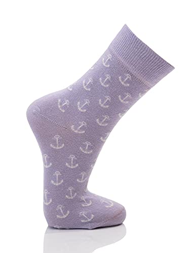 Maritime, Trendige Anker Socken Herren und Damen - Socken Mit Motiv In Verschiedenen Farben - Weiche, Baumwollsocken mit Kuscheliger Passform Und Hohem Komfort, Martime Socken Herren 39-42 von HomeOfSocks