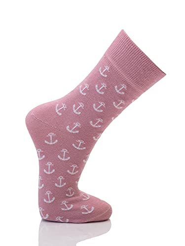 Maritime, Trendige Anker Socken Herren und Damen - Socken Mit Motiv In Verschiedenen Farben - Weiche, Baumwollsocken mit Kuscheliger Passform Und Hohem Komfort, Martime Socken Herren 39-42 von HomeOfSocks