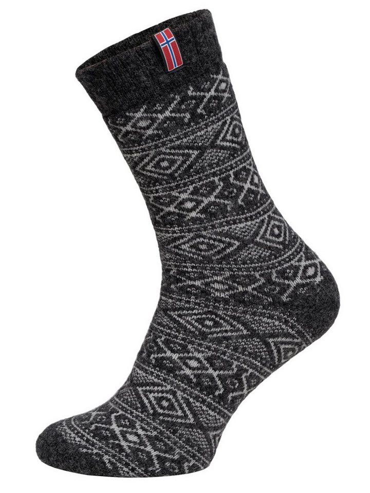 HomeOfSocks Norwegersocken Skandinavische Wollsocke Norwegen" Nordic Kuschelsocken Aus Wolle Dicke Socken Hyggelig Warm Mit Hohem 80% Wollanteil In Norwegischem Design" von HomeOfSocks