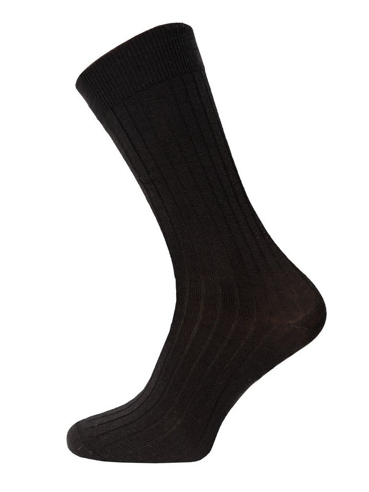 HomeOfSocks Socken Warme Merino Business Socken in Basic Farben Business Casual Socken mit Merino Wolle von HomeOfSocks
