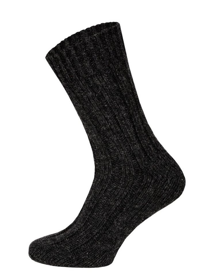 HomeOfSocks Socken 100% Wolle Schurwoll Socken Natur Warm 2er Pack Dicke und warme Wollsocken mit 100% Wollanteil von HomeOfSocks